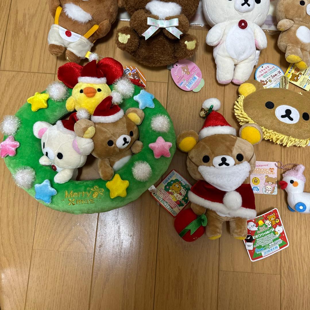 レア！ ぬいぐるみクリスマス(リラックマ&キイロイトリさん)など6点