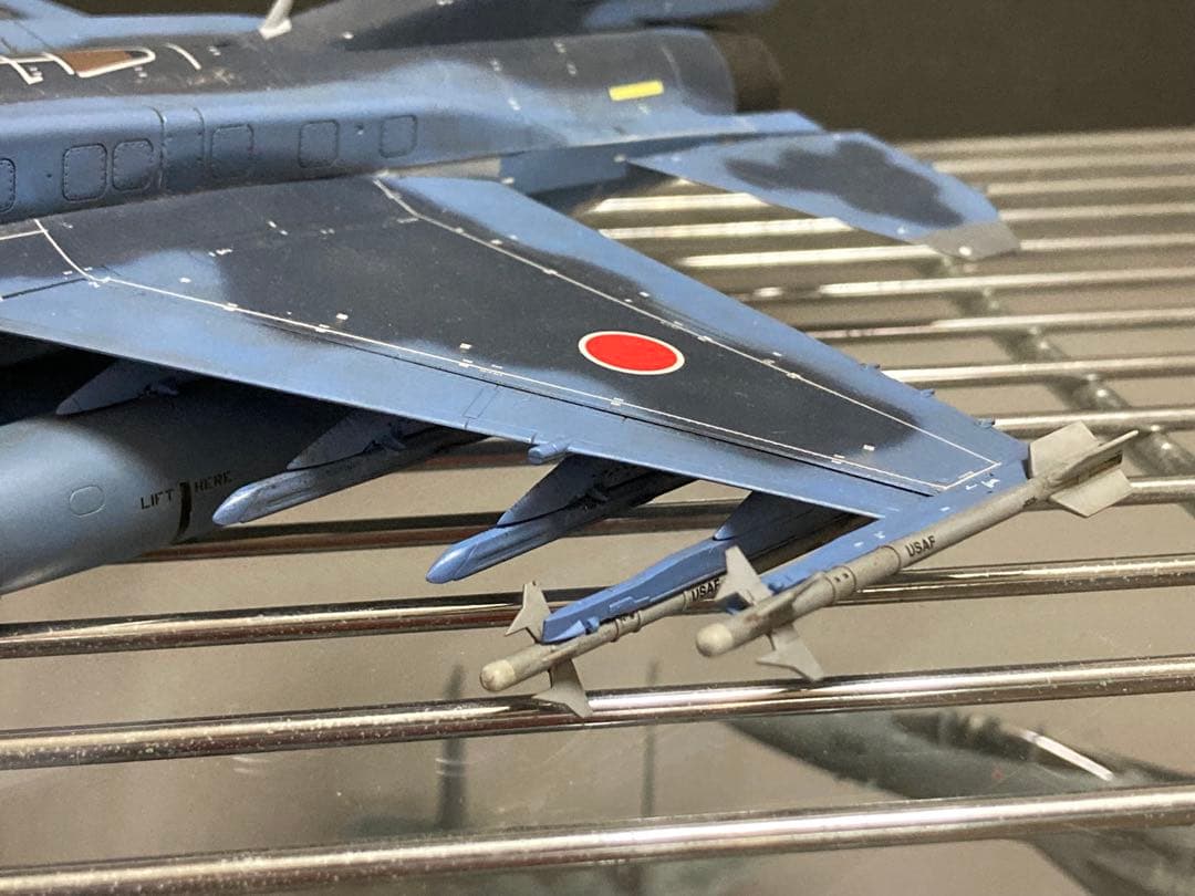 ハセガワ 1/48 航空自衛隊 F2A改 完成品 ジャンク