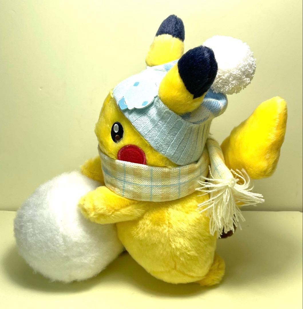 ポケモン ぬいぐるみ 雪だるま ポケモンセンター限定 ピカチュウ