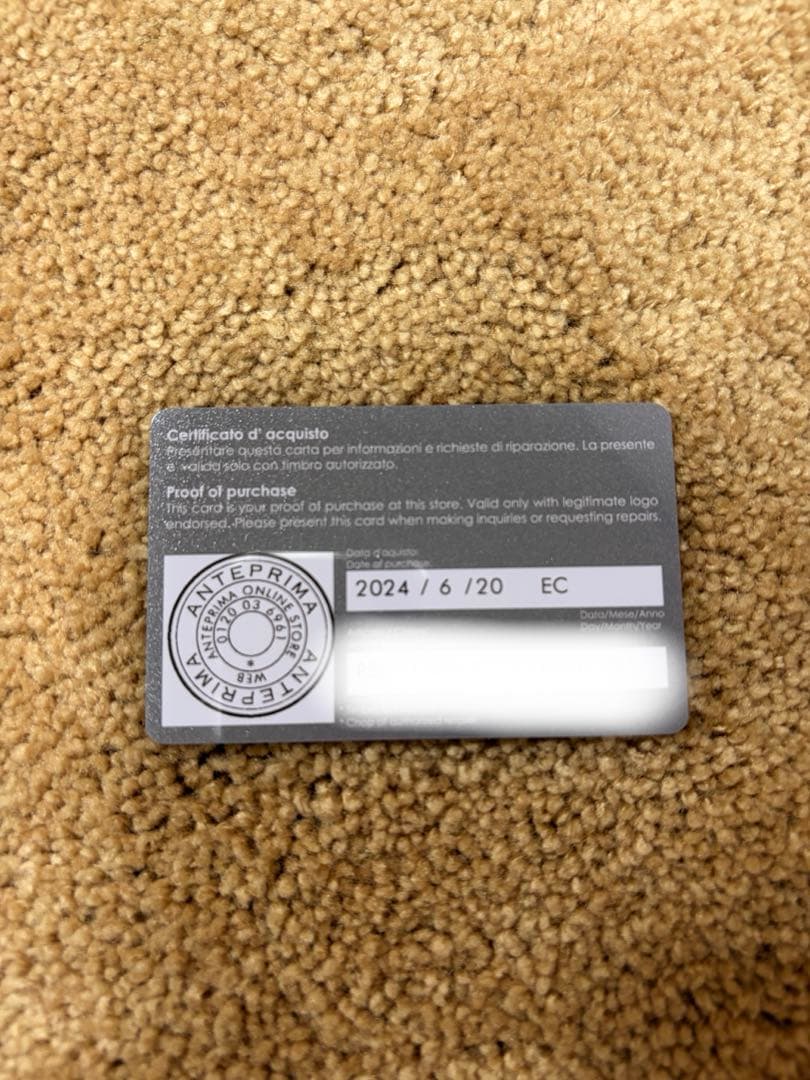 美品　ANTEPRIMA ミニアトゥーラ　シルバー　バックインバック付