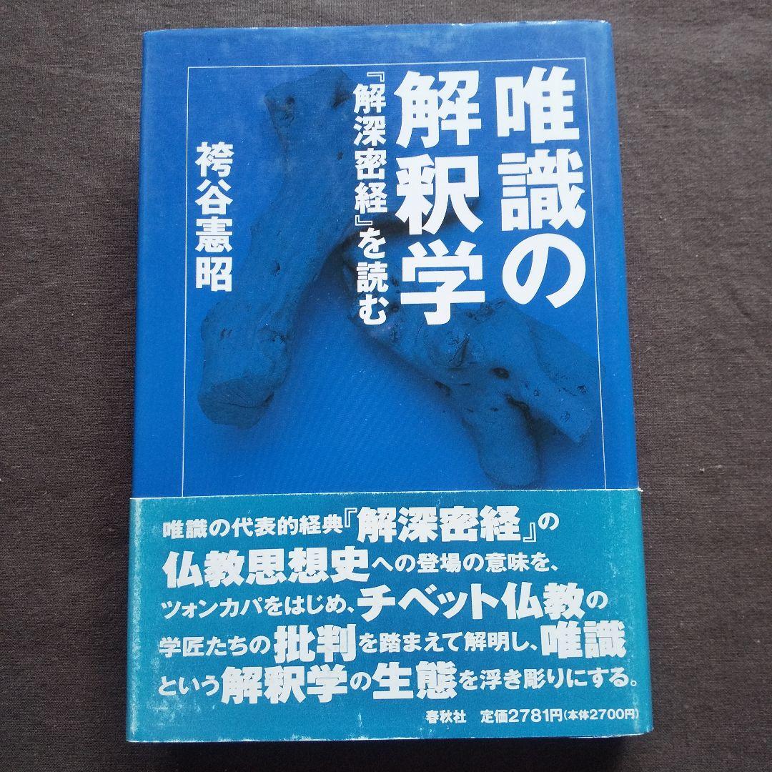 唯識の解釈学 「解深密教」を読む 袴谷憲昭 唯識の解釈学 『解