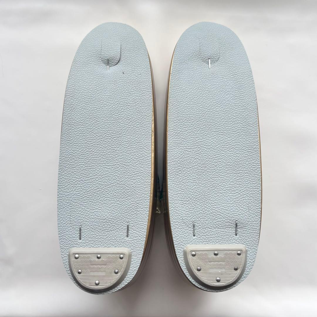 高級帯地使用 草履バッグセット　厚底