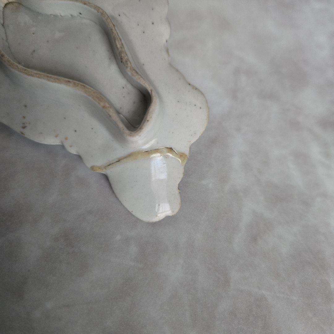 古伊万里 白磁 豆皿 小皿 江戸時代 古九谷 アンティーク 骨董 三階松