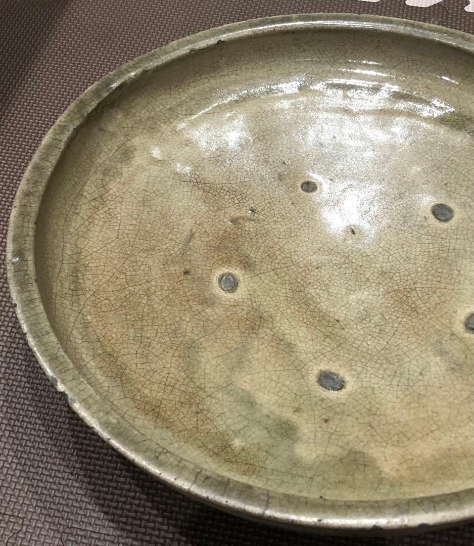 石皿。古瀬戸 。大皿。骨董品。古美術。希少品。舊家藏出。江戸