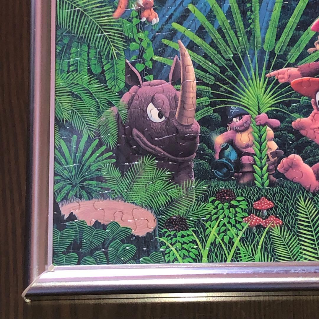 レア ドンキーコング2 ジグソーパズル完成品 フレーム付き - メルカリ