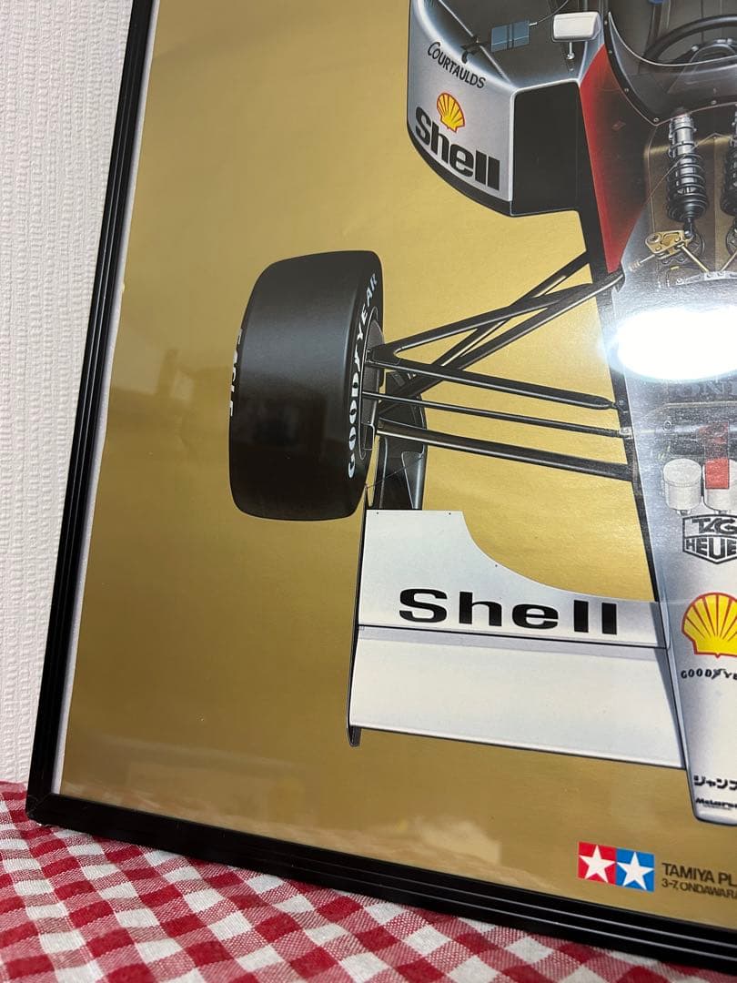 限定値下】タミヤF1 マクラーレン MP4/ 大判 ポスター アイルトン