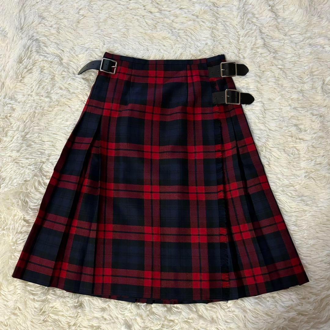 オニールオブダブリン　膝丈スカート　赤　紺　レッド　ネイビー　専用
