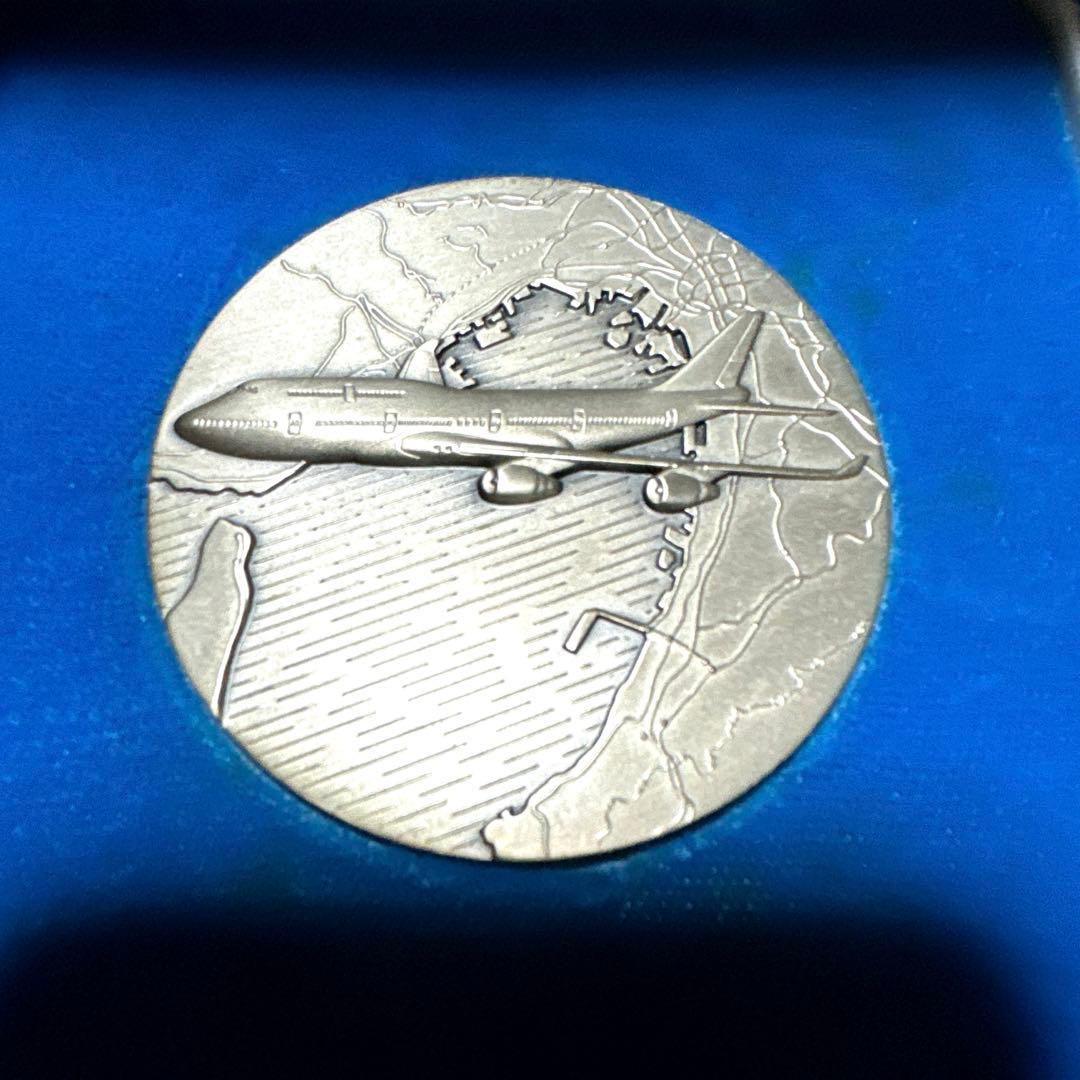 j*n様 関西国際空港 開港記念貨幣 発行記念 純銀 メダル 120g j