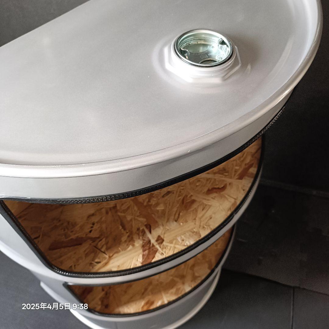 ドラム缶remakeBOXアート！シルバー