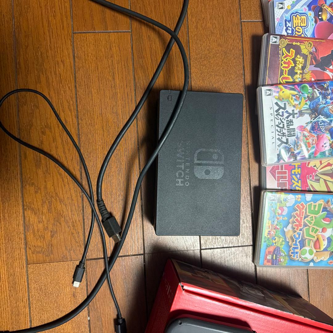 Nintendo Switch 本体 /黒 ゲームソフト付き