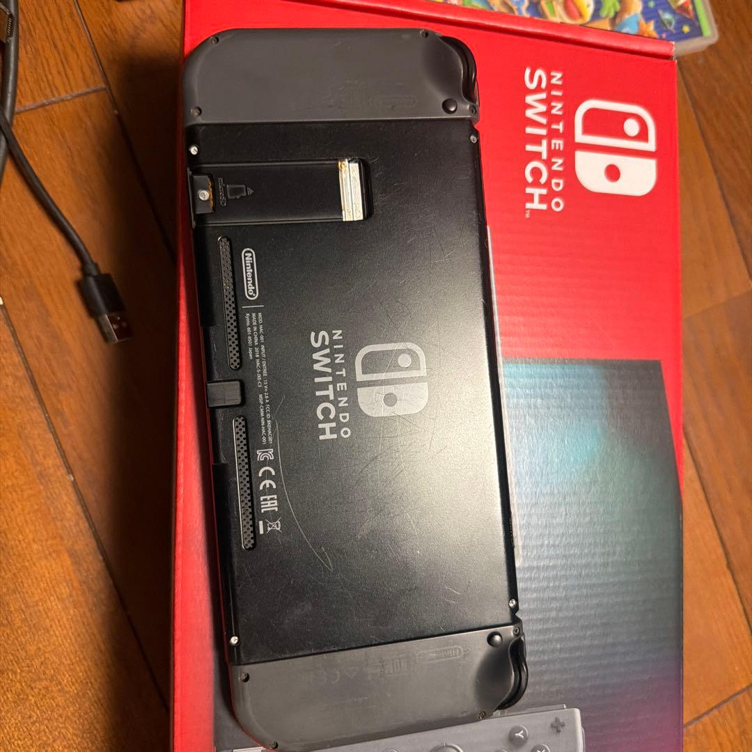 Nintendo Switch 本体 /黒 ゲームソフト付き