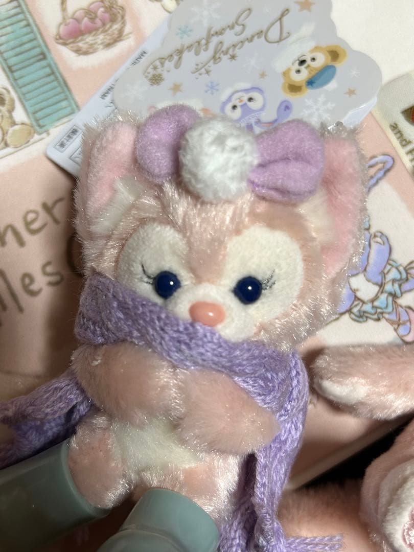 ダッフィーフレンズ　トートバッグ　リーナベル　ぬいぐるみ　ストラップ