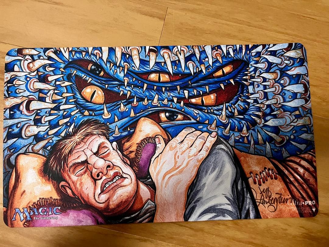 MTG 繰り返す悪夢 サイン入りプレイマット 新 デザイン
