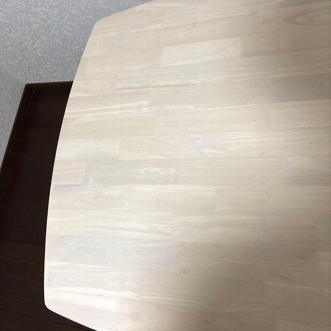 【美品】ニトリ リビングダイニングテーブル リラックスワイド ホワイト