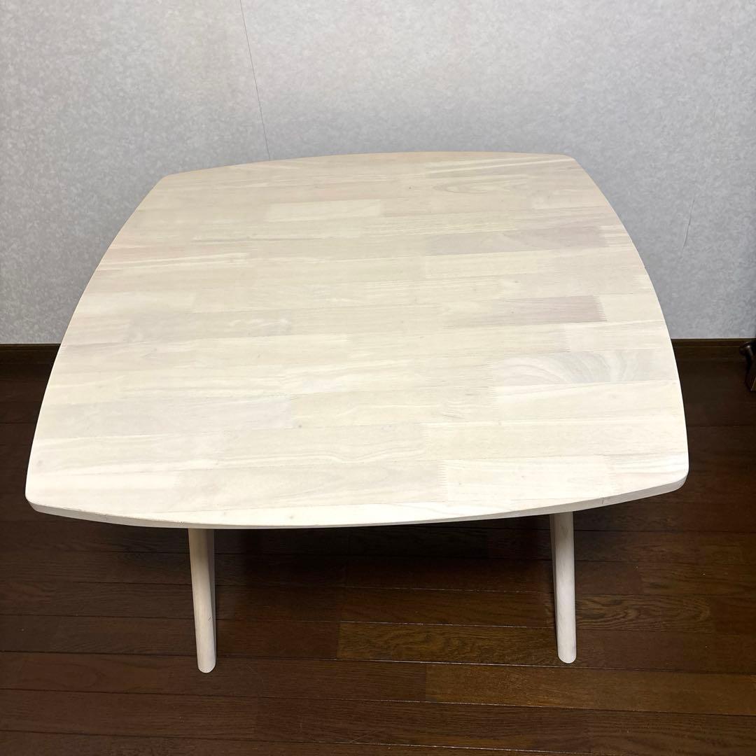 【美品】ニトリ リビングダイニングテーブル リラックスワイド ホワイト