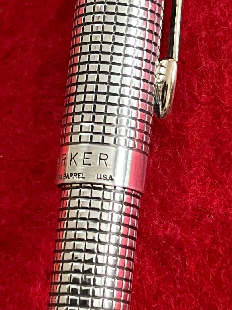 パーカー75ボールペン シズレ スターリングシルバー ❗️リフィル新品‼️