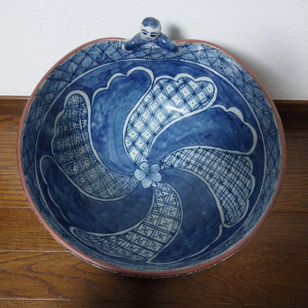 大特価‼️ 最終値下げ‼️水野菊夫作‼️祥瑞ワインクーラー‼️大鉢‼️一点物‼️