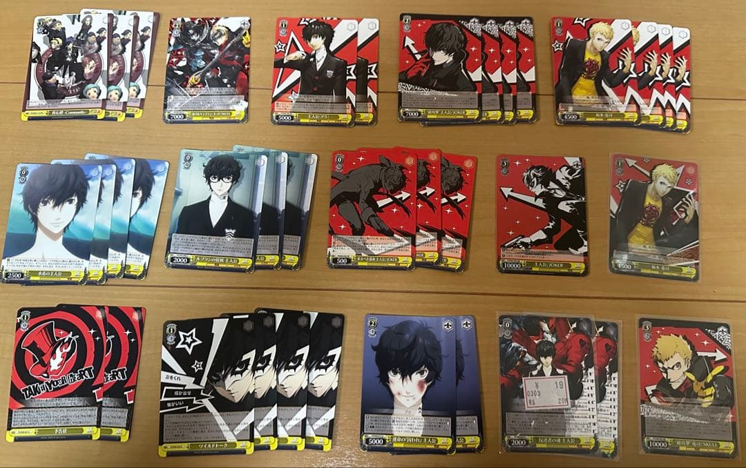 ヴァイスシュヴァルツ WS ペルソナ5 デッキ+パーツ+ケース等々おまけ付