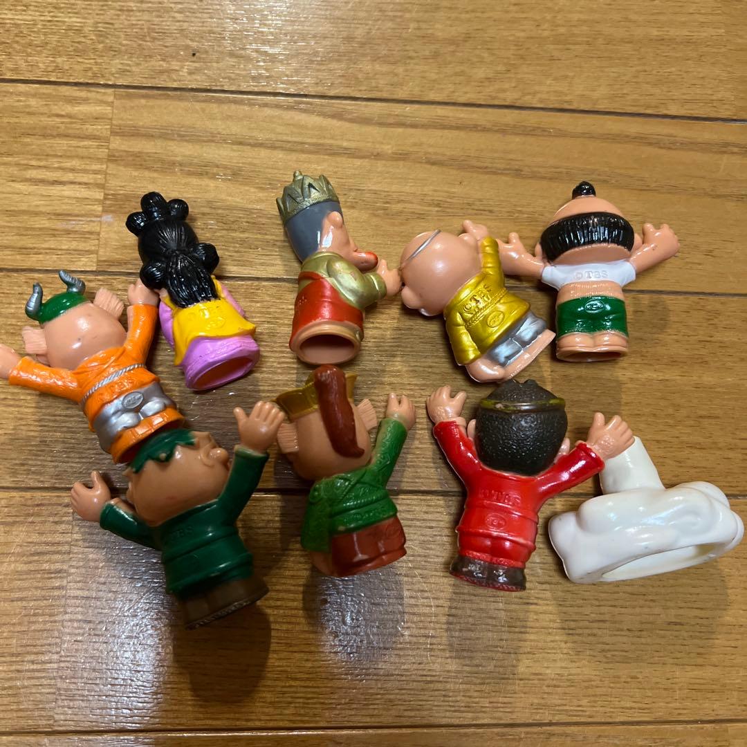 ドリフターズ 指人形 飛べ！孫悟空 西遊記 8体＋筋斗雲 当時物