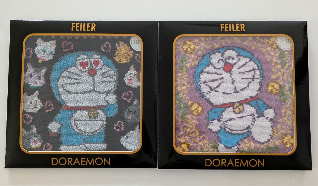 未来デパート限定★　☆FEILER☆　 ドラえもん 　ハンカチ　2種