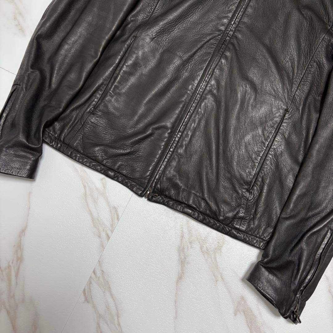 激レア✨️カズユキクマガイ 鹿革 シングル ライダース レザー