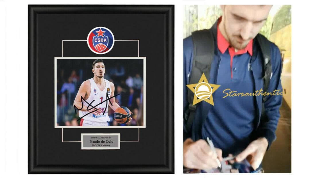 直筆サイン入り写真 ナンド・デ・コロ PBC CSKAモスクワ SA鑑定済 直筆サイン入り写真 ナンド・デ・コロ PBC CSKAモスクワ SA鑑定済