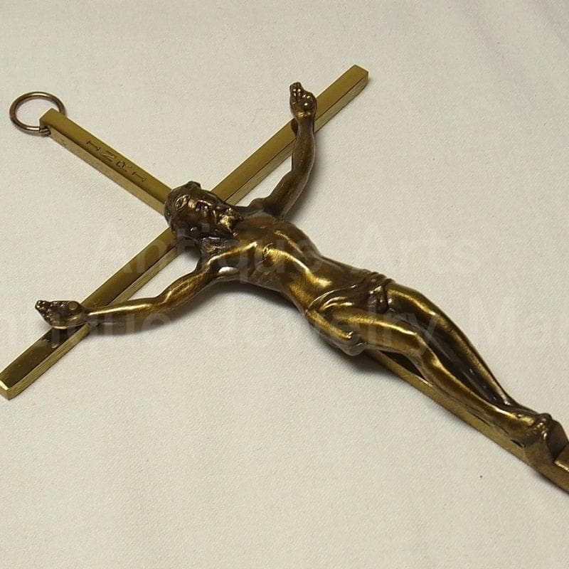 c1535 アメリカ ヴィンテージ クロス 12.3×25cm【大型・壁掛け用