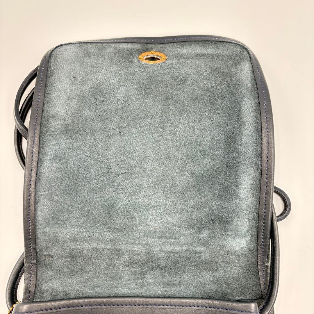 COACH オールドコーチ　9965 ネイビー　ターンロック　ショルダーバッグ