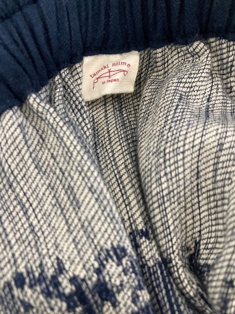 ヲリヲリ ダックス サルエルパンツ tamaki niime タマキニイメ