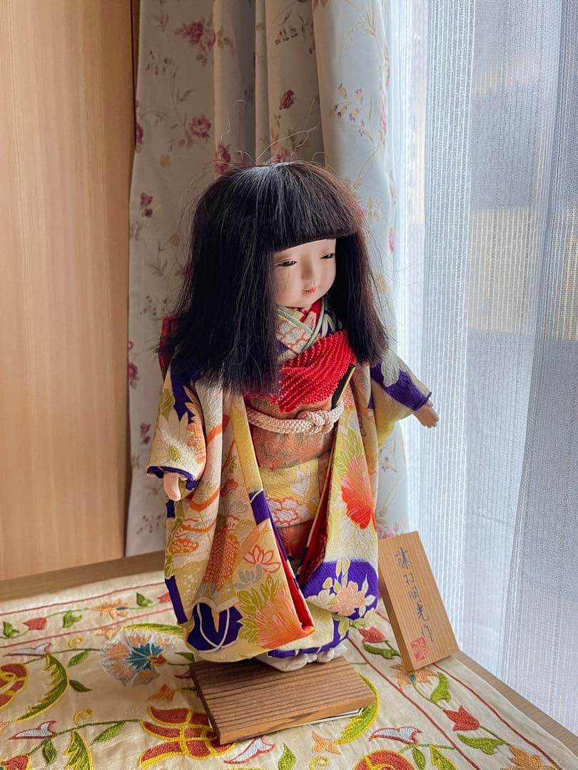 市松人形 藤村 明光 作 抱き人形」藤村明光・正子展 : お人形とわたし