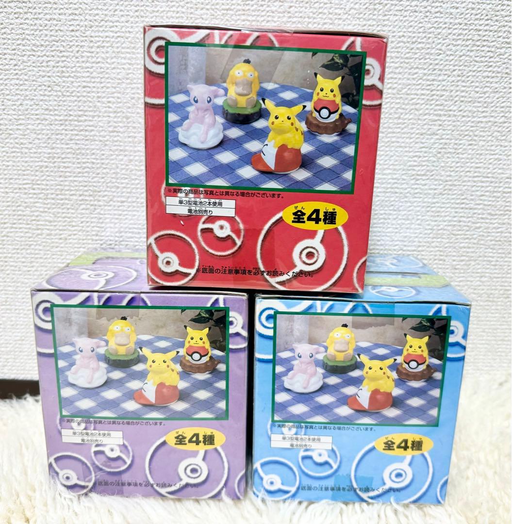 バンプレスト ポケモン ルームランプ　パート2 コダック　ピカチュウ　ミュウ