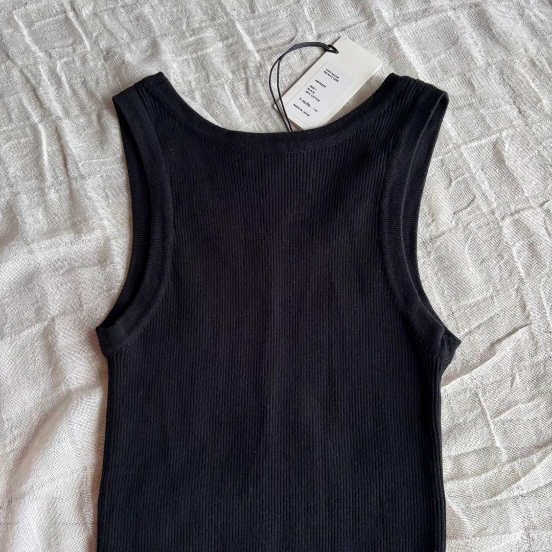 【新品未使用タグ付】 オーラリー ハイゲージリブタンク タンクトップ