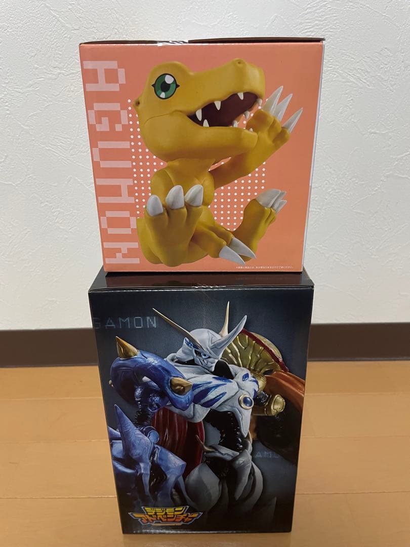 一番くじ デジモン 光と闇の衝突 オメガモン アグモン ガブモン フィギュア