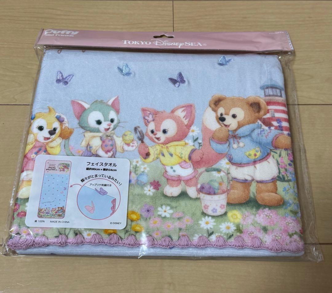 ディズニーシー　ダッフィー＆フレンズ タオル3点＋ハット 新品4点セット