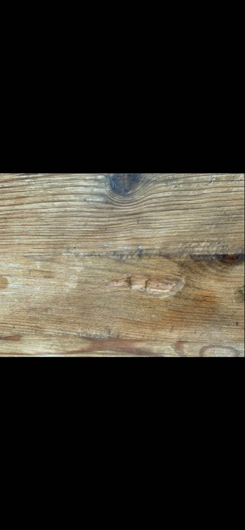 パイン材ダイニングテーブルセット　　　引き出し付き　アンティーク　オールドパイン