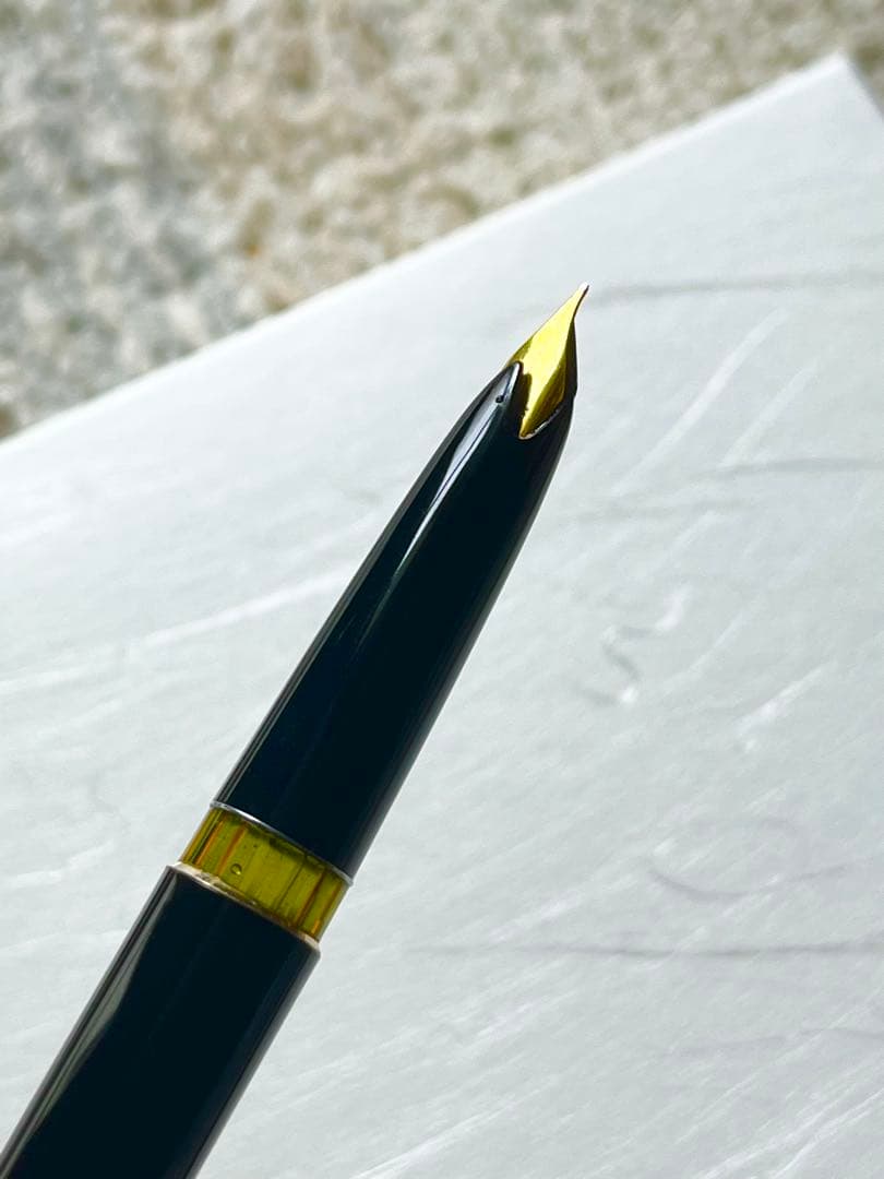 美品】モンブラン万年筆 No12 1960s ペン先18c 750 ブラック