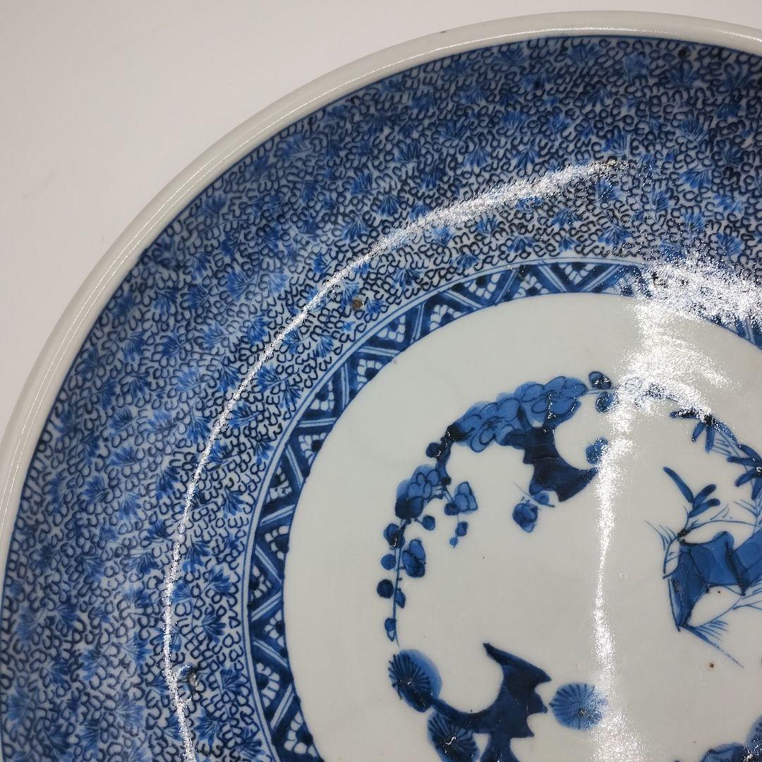 a【！！貴重！！】 太明成化年製 古伊万里 大皿 大鉢 食器 江戸時代