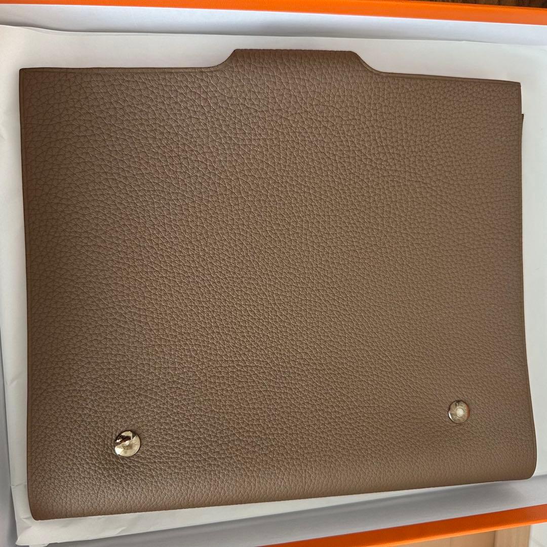 美品】HERMES エルメス ノートブック ユリスMM エトゥープ