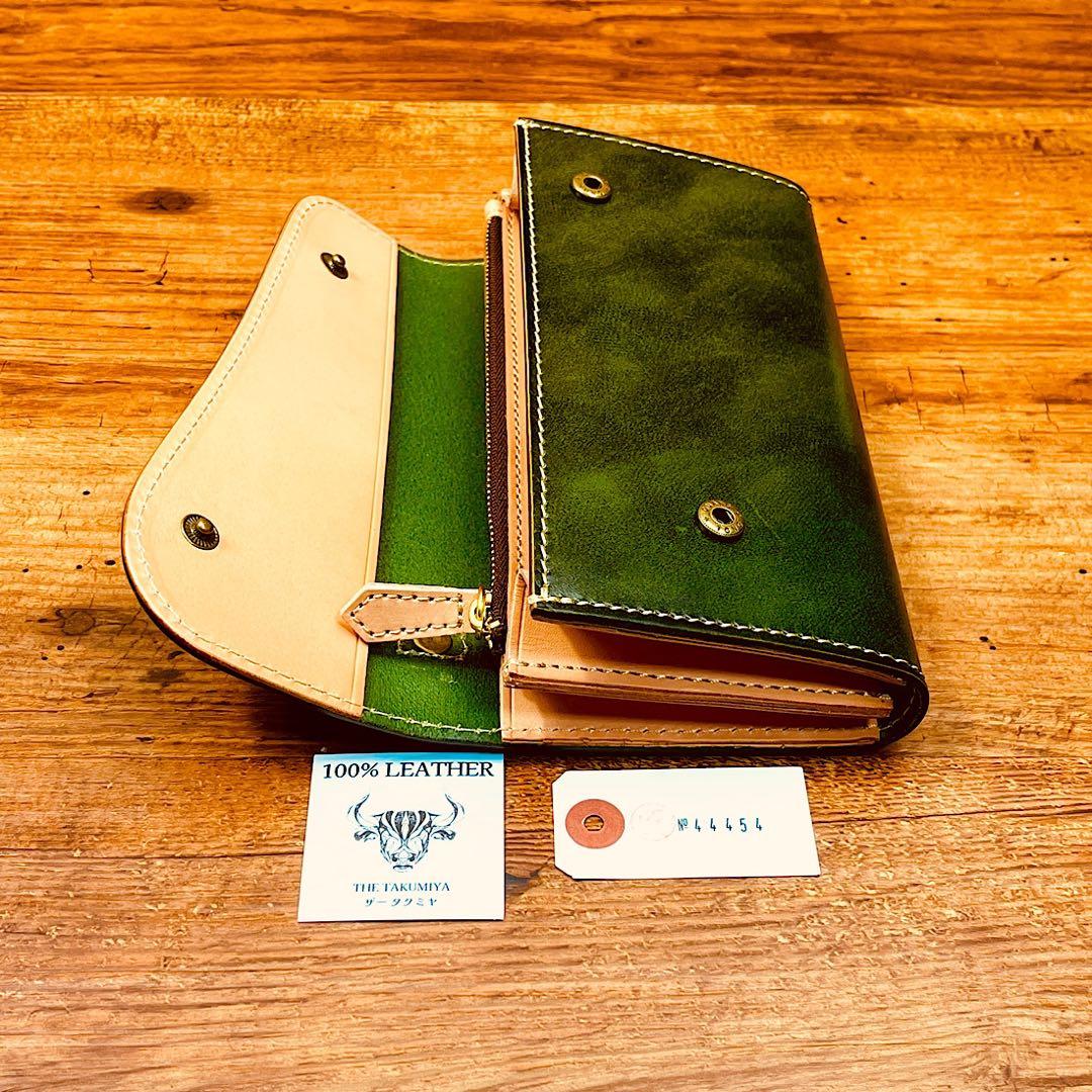 メンズ 財布 長財布 本革 ラウンドファスナー メンズ ヌメ革 栃木レザー