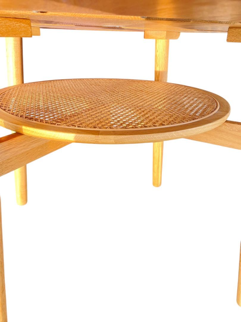 HR575 【美品】ウニコ　SOLK ソルク　ラウンドダイニングテーブル