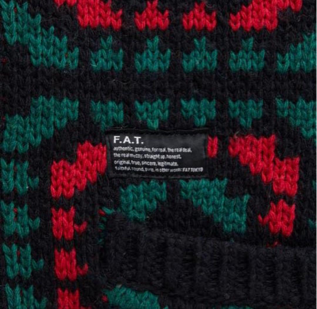美品FAT COWCHET カーディガン　カウチンskinny