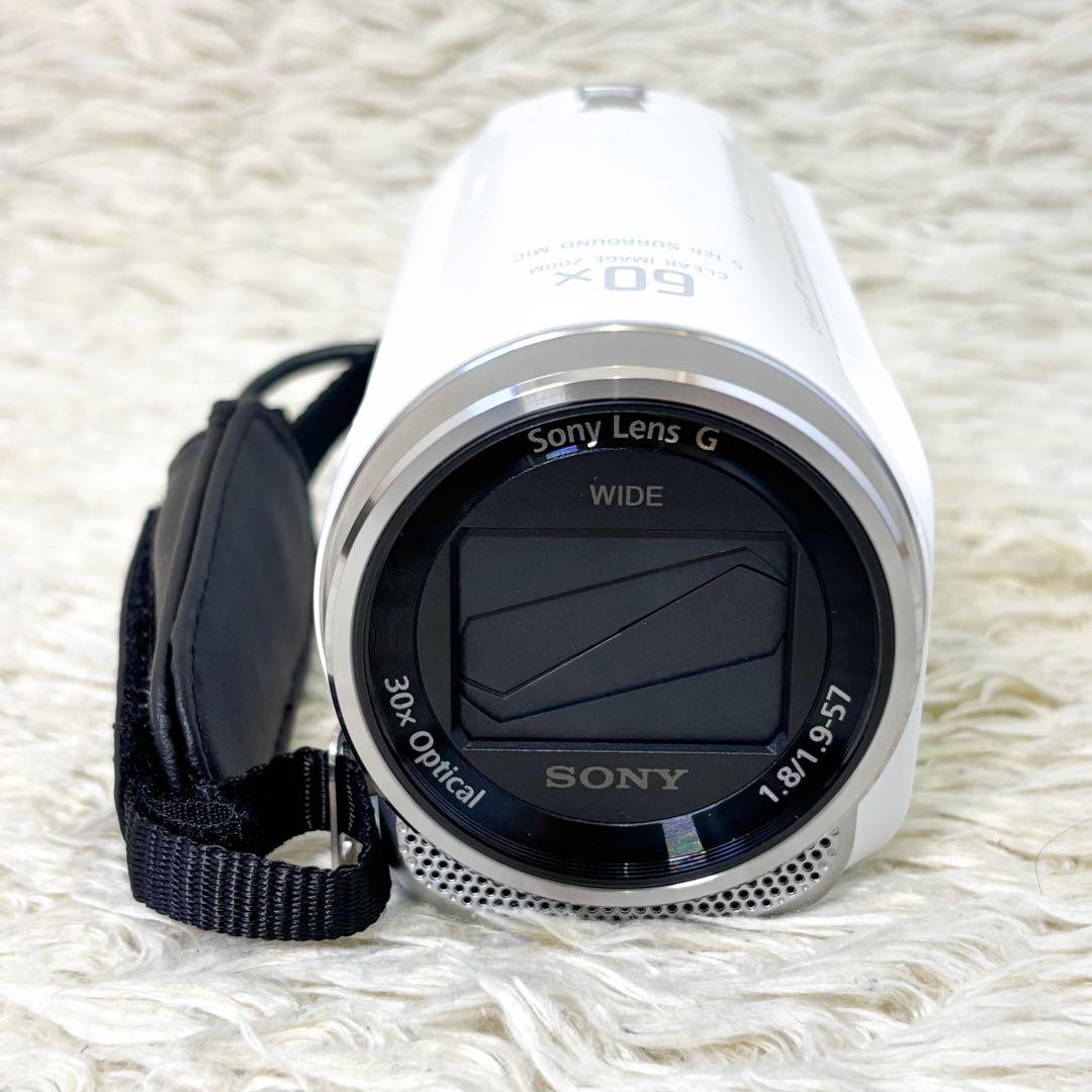 【未使用】ソニー ハンディカム HDR-CX680 ビデオカメラ ホワイト