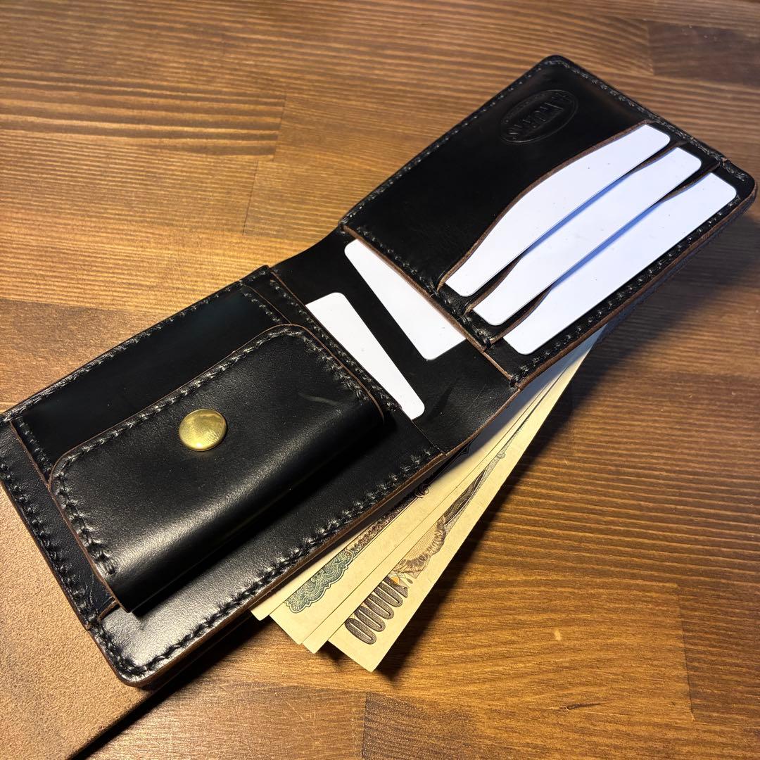 トラッカーウォレット　ハーフタイプ　ホーウィン社　クロムエクセル　二つ折り