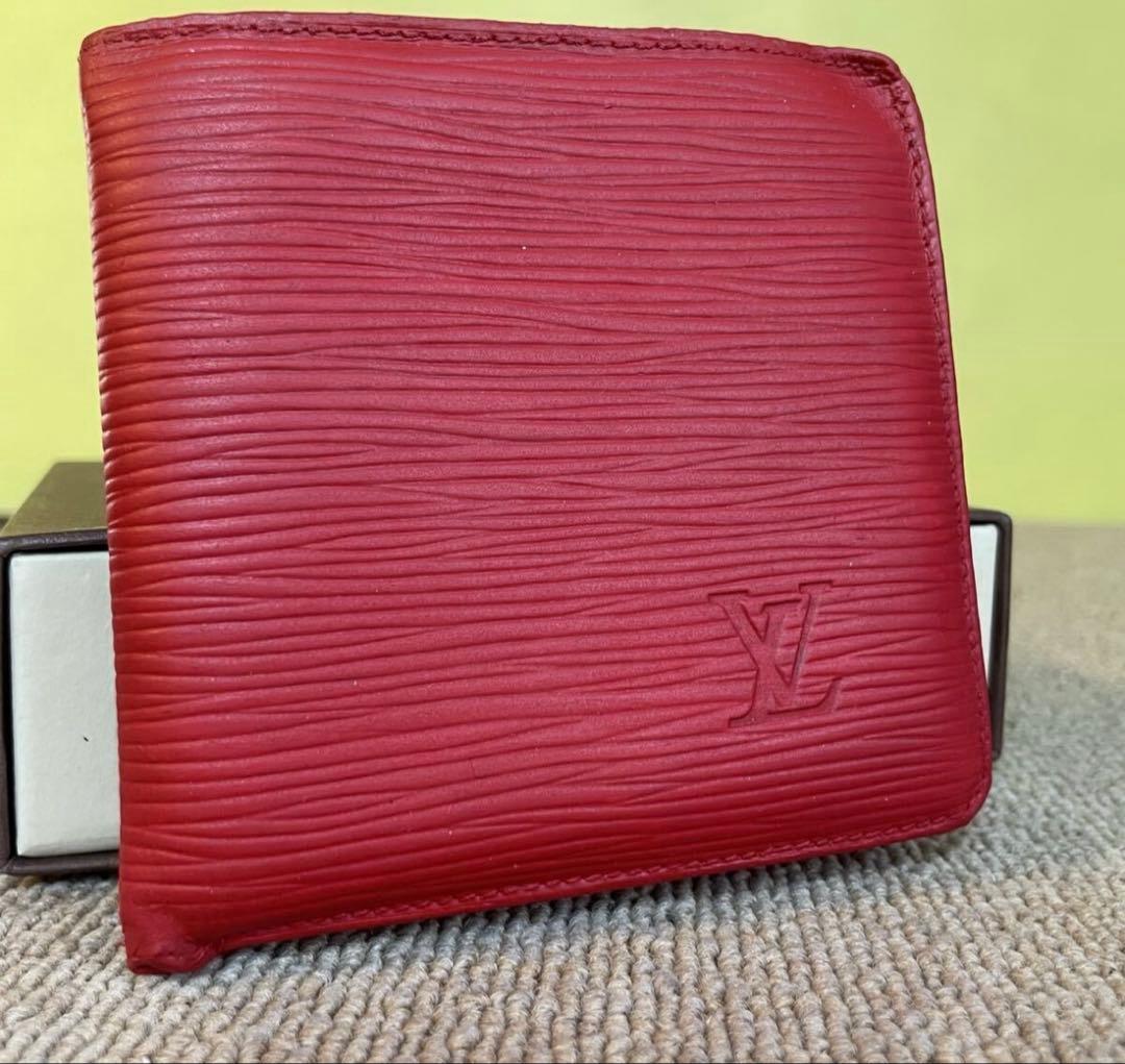 美品 LOUIS VUITTON エピ ルイヴィトン 財布 二つ折り - メルカリ