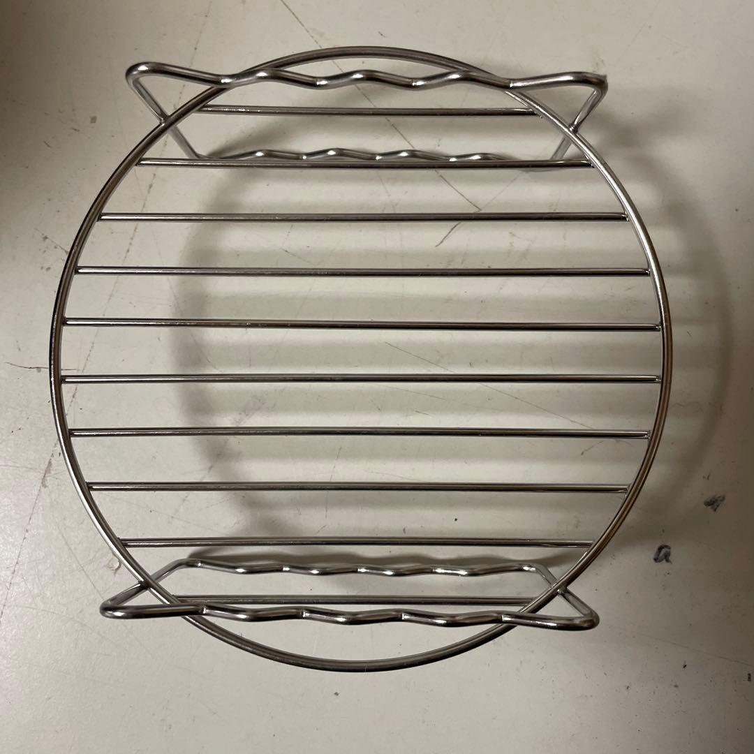 ◇中古品◇ホワイト 電気フライヤー 2つの温度設定 13-624