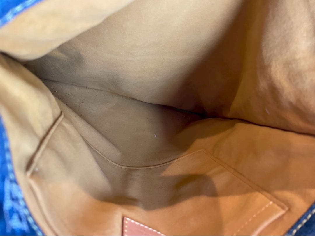 Louis Vuitton ルイヴィトン フラットショッパー　モノグラム　デニム