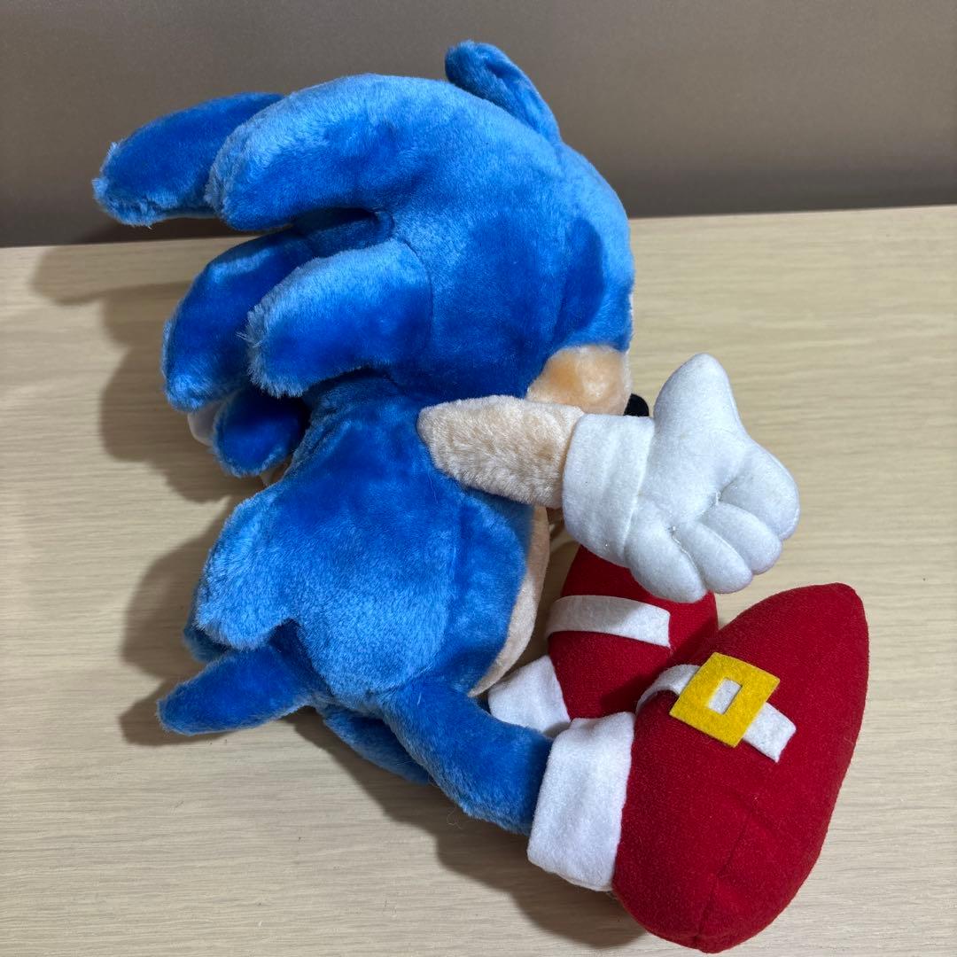 希少 美品 ペールカラーぬいぐるみ　ソニック＆テイルス　SEGAセガ 35cm