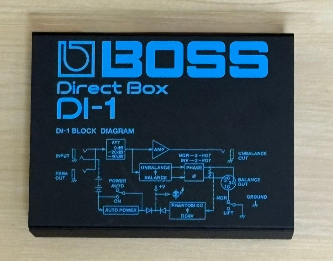 BOSS DI-1 Direct Box 開封未使用美品 BOSS DI-1 Direct Box 開封未使用美品