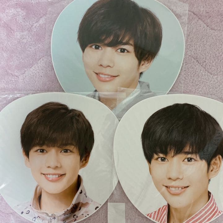 なにわ男子 長尾謙杜 エロハン うちわ なにわのにわ 初心LOVE Johnny's