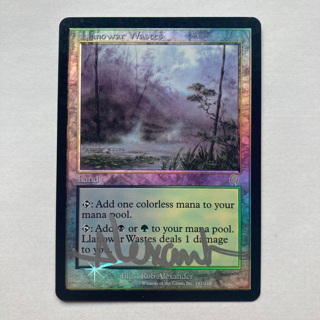 ラノワールの荒原 英語 サインド FOIL アポカリプス MTG